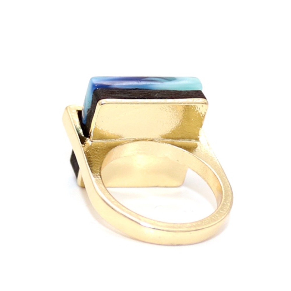 Multicolored Stone Statement Rings - Picture 4 of 12